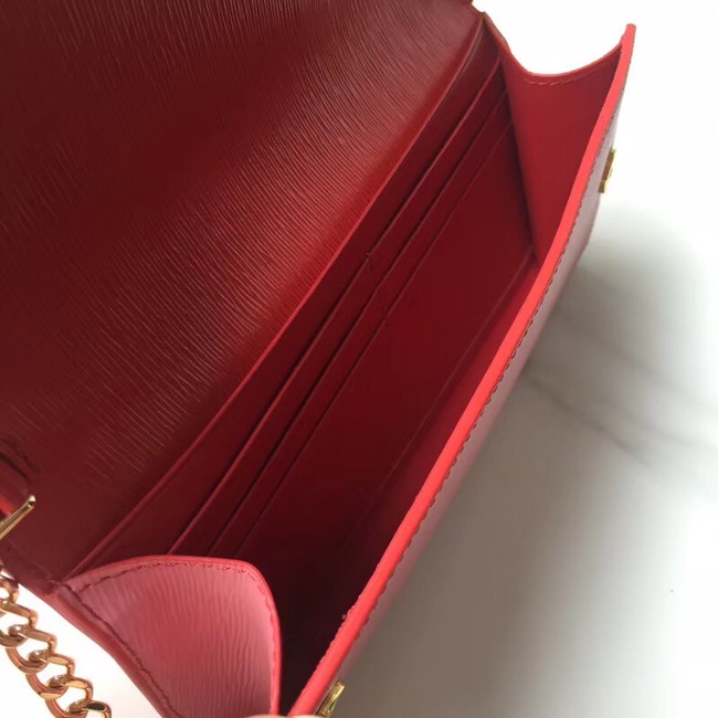 Prada leather mini-bag 1DH002 red