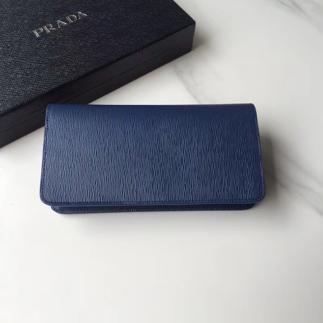 Prada leather mini-bag 1DH044 blue