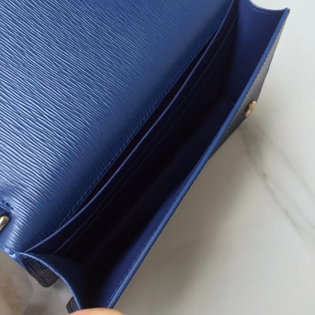 Prada leather mini-bag 1DH044 blue