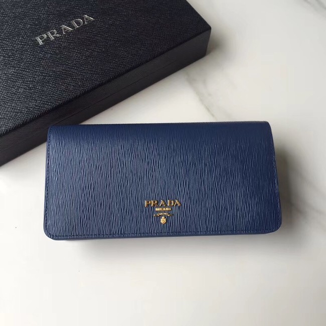 Prada leather mini-bag 1DH044 blue