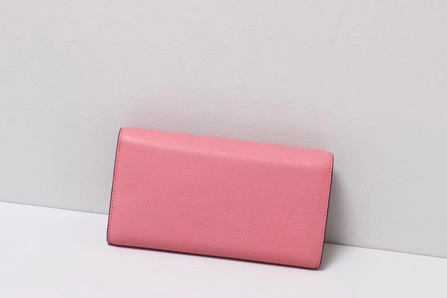 Gucci Calf leather Wallet 414985 pink