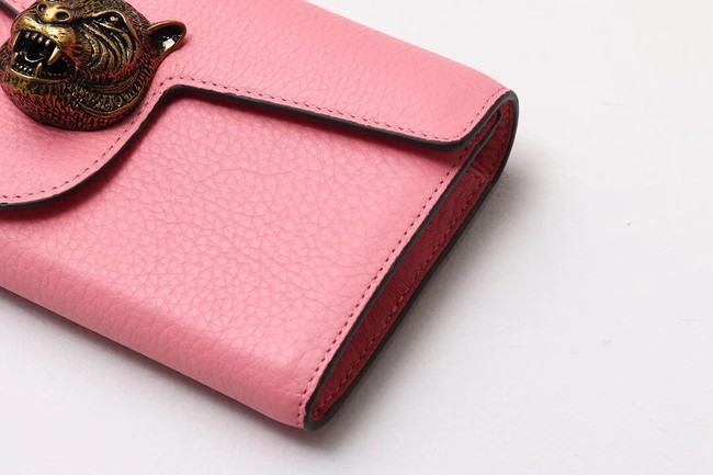 Gucci Calf leather Wallet 414985 pink