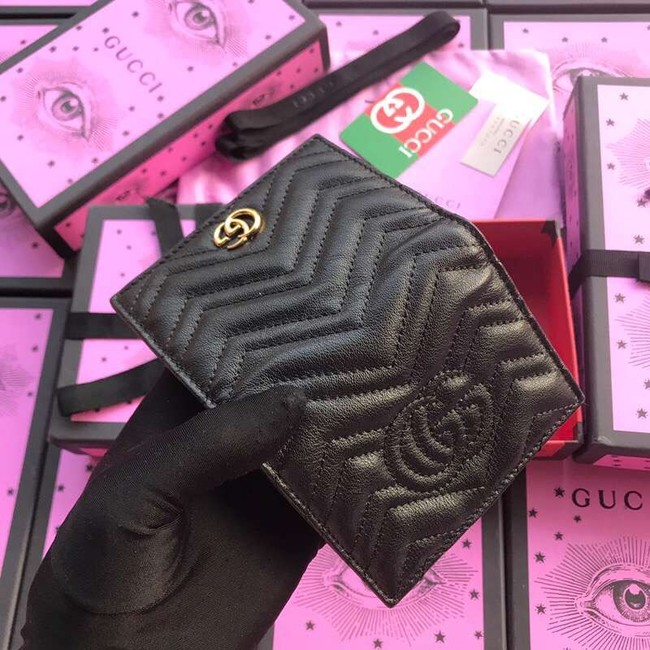 Gucci GG Marmont card case 466492 black