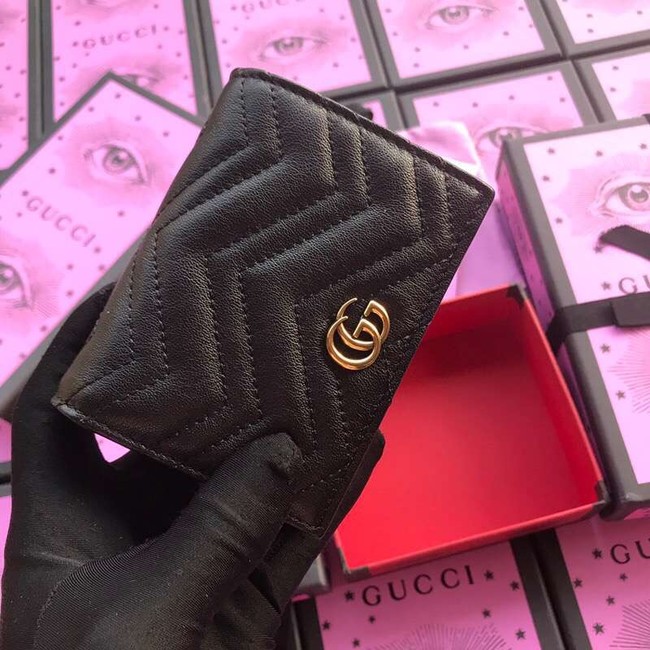 Gucci GG Marmont card case 466492 black