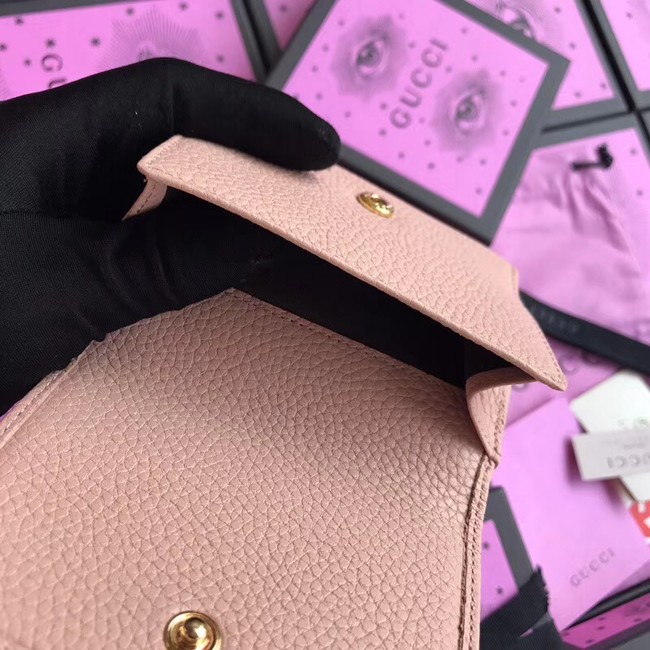 Gucci GG Marmont card case 474746 pink