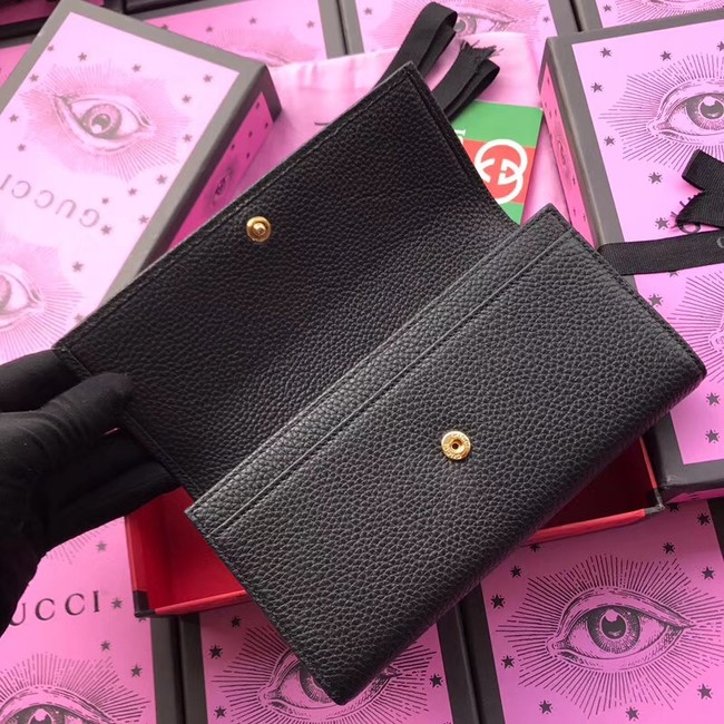 Gucci GG Marmont leather wallet 456116 black