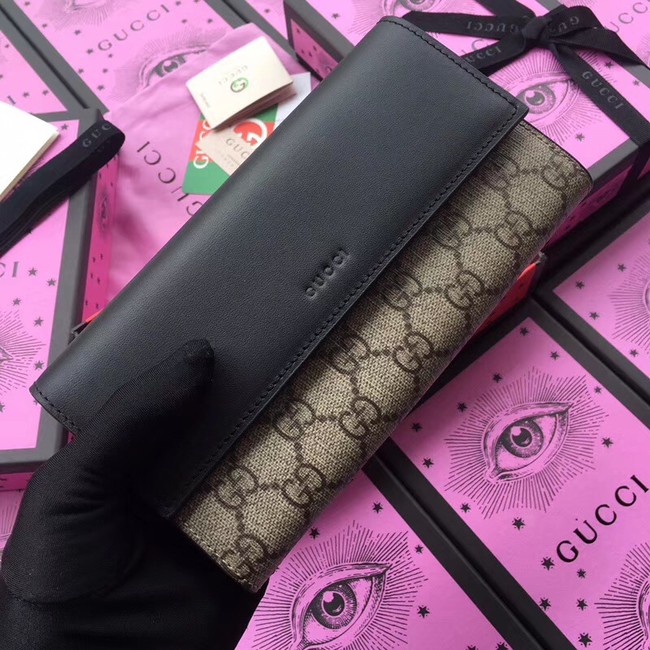 Gucci GG Supreme wallet 410100 black