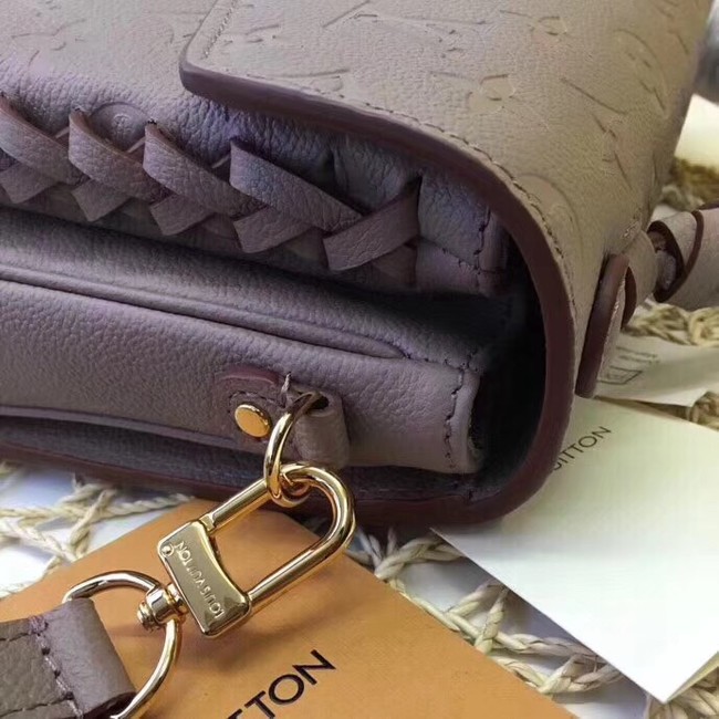 Louis vuitton original mongram empreinte POCHETTE METIS M43941 GREY