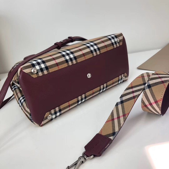 BURBERRY Medium Banner tote bag 3835 Burgundy