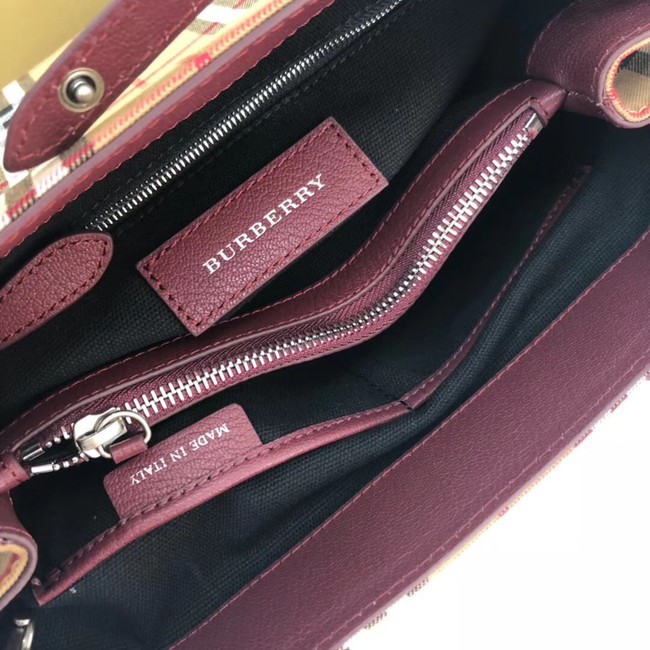 BURBERRY Medium Banner tote bag 3835 Burgundy