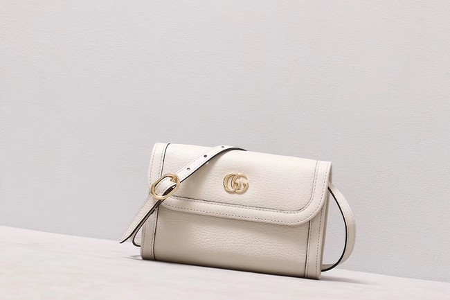 Gucci GG Marmont small shoulder bag 497984 white