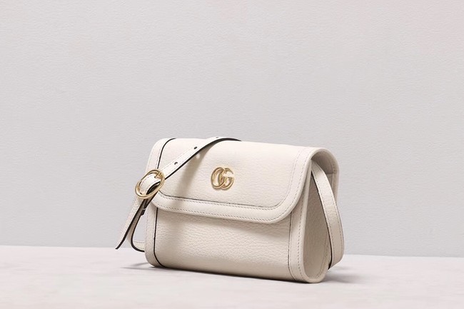 Gucci GG Marmont small shoulder bag 497984 white