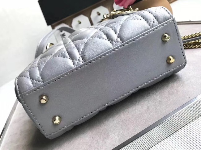 MINI LADY DIOR-TAS VAN LAMSLEER M15P grey