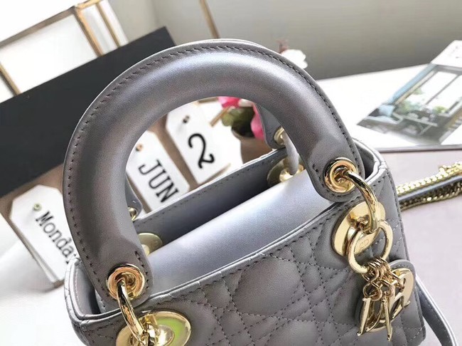 MINI LADY DIOR-TAS VAN LAMSLEER M15P grey