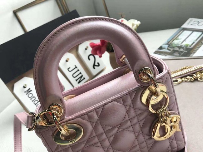 MINI LADY DIOR-TAS VAN LAMSLEER M15P pink