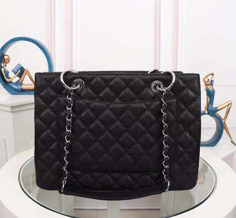 Chanel Caviar Calfskin Leather Tote Bag 20995 Black