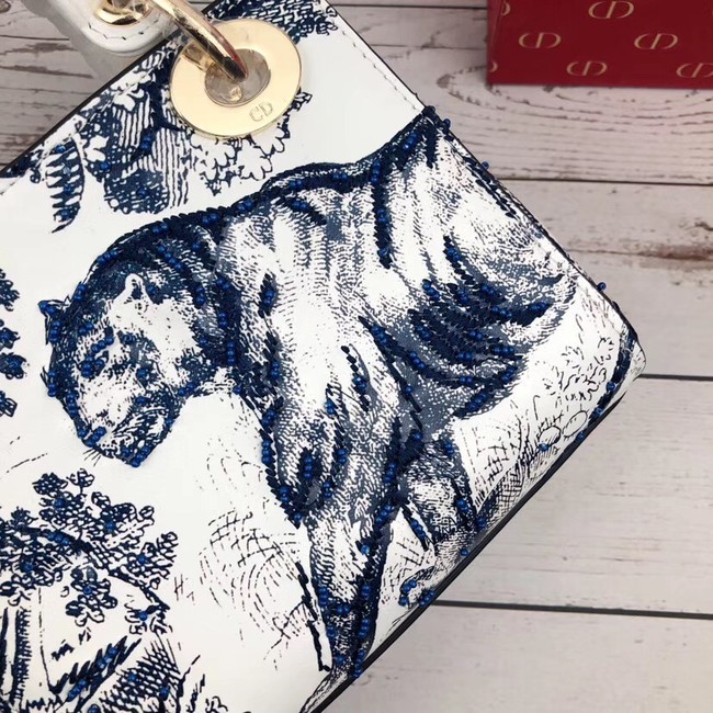 MINI LADY DIOR-TAS TOILE DE JOUY M0505OSNA