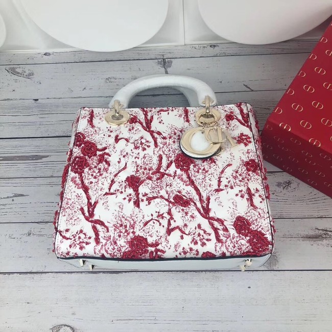 MINI LADY DIOR-TAS TOILE DE JOUY M0505OSNH