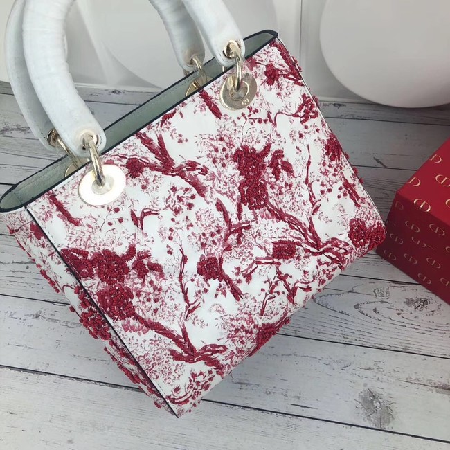 MINI LADY DIOR-TAS TOILE DE JOUY M0505OSNH