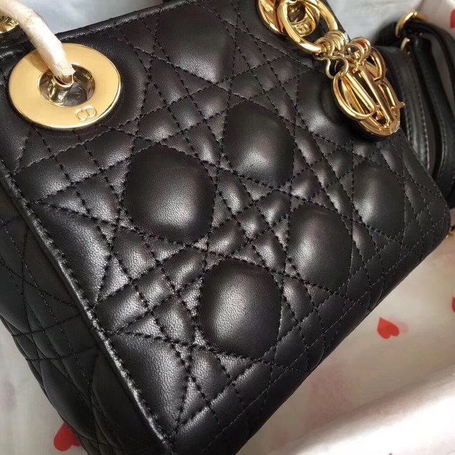 MINI LADY DIOR-TAS VAN LAMSLEER CAL44500 black