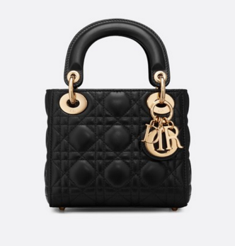 MINI LADY DIOR-TAS VAN LAMSLEER CAL44500 black