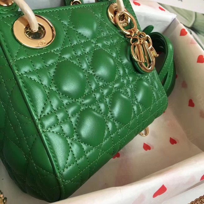 MINI LADY DIOR-TAS VAN LAMSLEER CAL44500 green