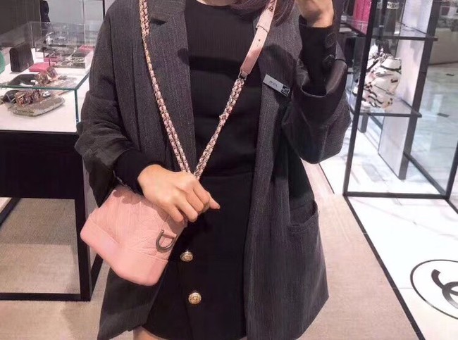 chanel gabrielle small hobo bag A91810 light pink