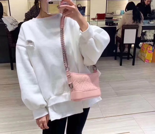 chanel gabrielle small hobo bag A91810 light pink