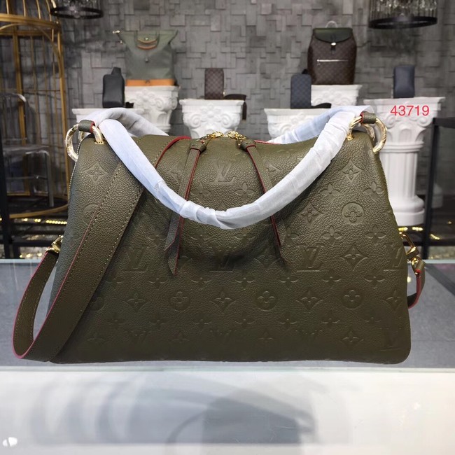 Louis vuitton original mongram empreinte PONTHIEU PM M43721 Khaki