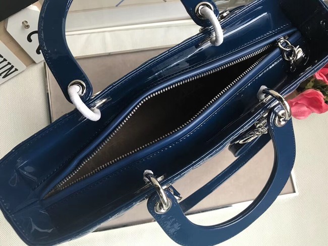 Dior GROTE LADY DIOR-TAS VAN LAMSLEER CAL44560 blue