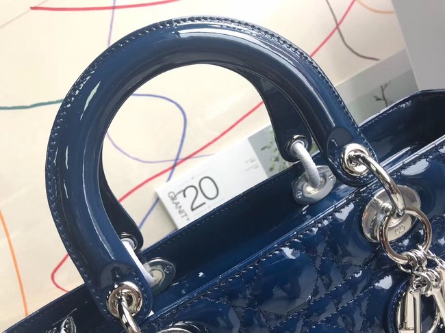 Dior GROTE LADY DIOR-TAS VAN LAMSLEER CAL44560 blue