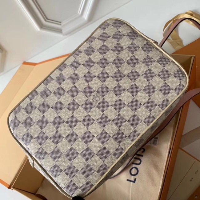 Louis vuitton original Damier Azur NEONOE N44022 pink