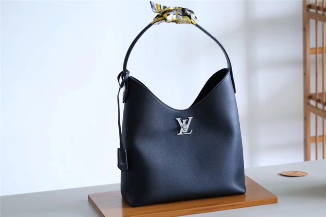 Louis vuitton original LOCKME HOBO M52776 Noir