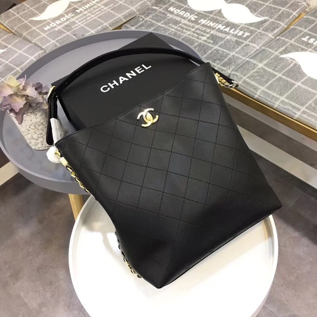 Chanel hobo handbag AS0414 black