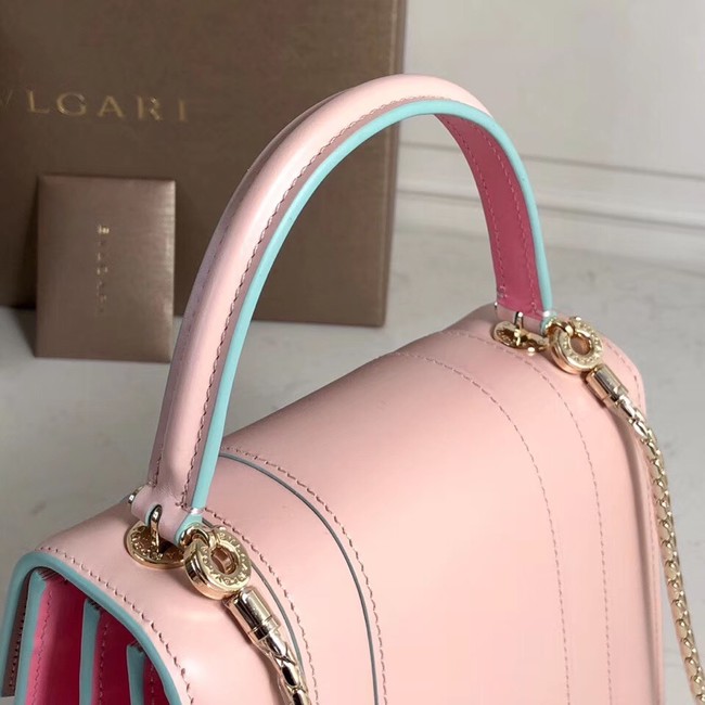 Bvlgari Serpenti Forever leather small crossbody bag 70736 Pink