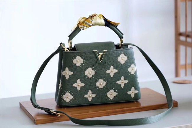 Louis vuitton CAPUCINES BB M48865 green