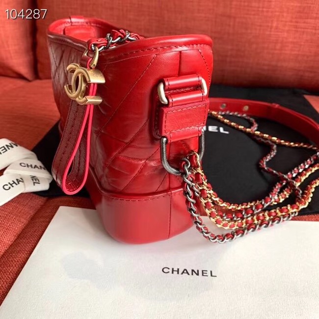 Chanel gabrielle small hobo bag A91810 red