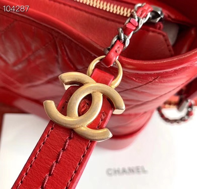 Chanel gabrielle small hobo bag A91810 red