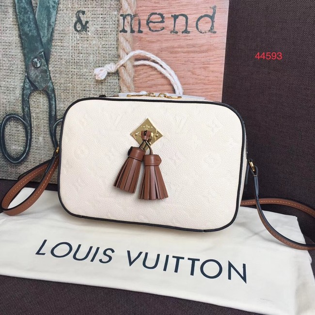 Louis vuitton original mongram empreinte SAINTONGE M44593 Creme Caramel