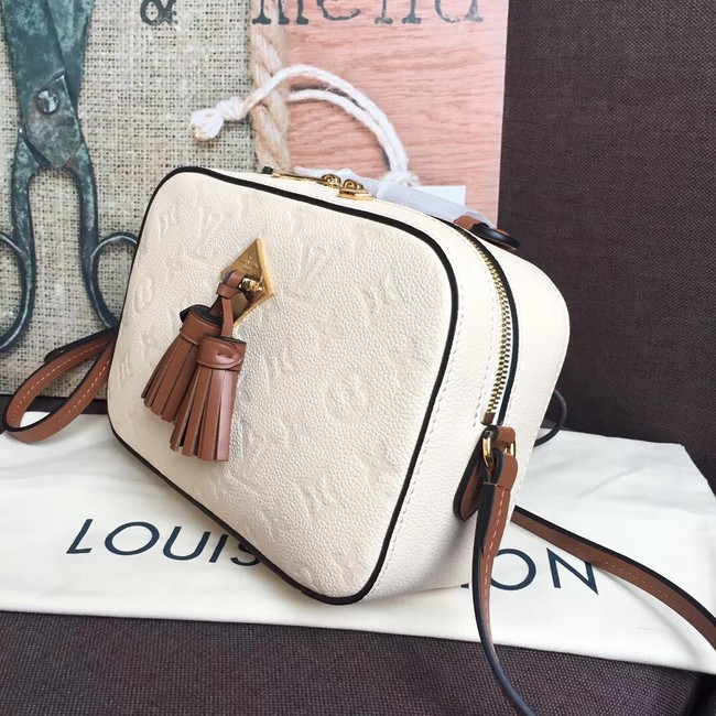 Louis vuitton original mongram empreinte SAINTONGE M44593 Creme Caramel