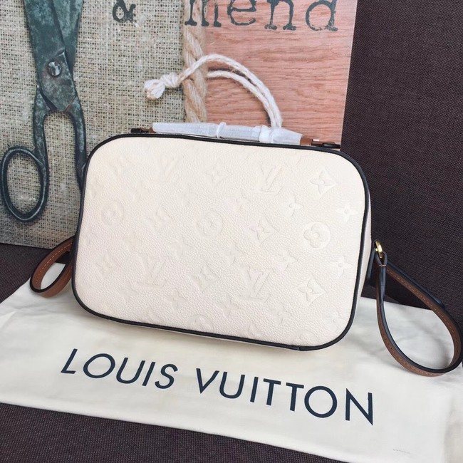 Louis vuitton original mongram empreinte SAINTONGE M44593 Creme Caramel