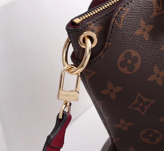 Louis Vuitton Monogram Canvas FLOWER ZIPPED TOTE BB M44350 Lie de Vin