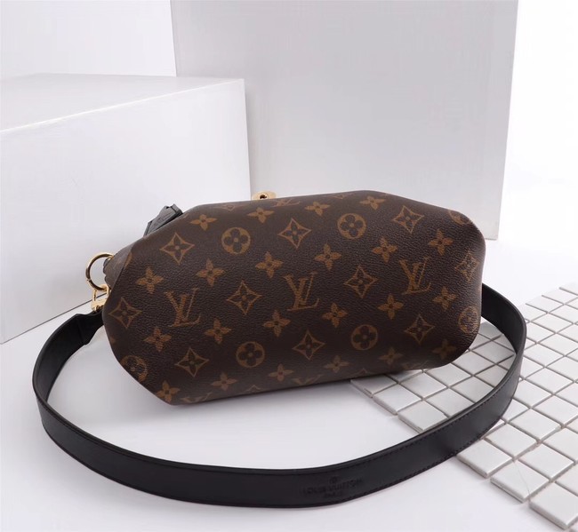 Louis Vuitton Monogram Canvas FLOWER ZIPPED TOTE BB M44350 black