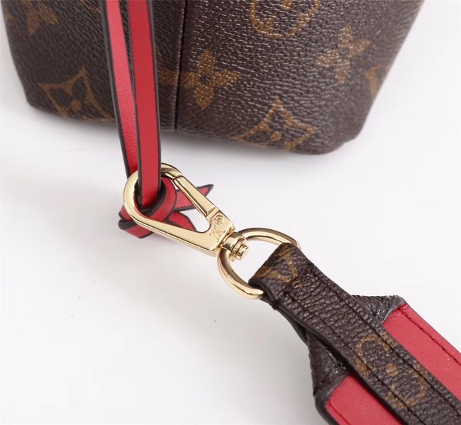 Louis Vuitton Monogram Canvas NOE POUCH M43445 red