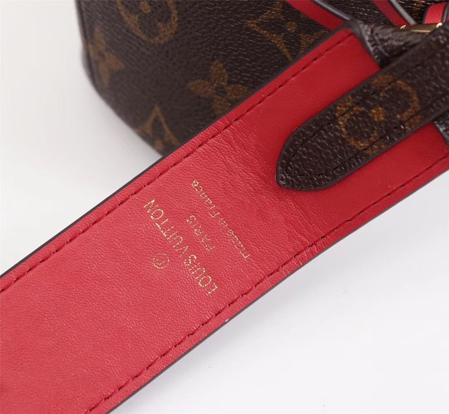 Louis Vuitton Monogram Canvas NOE POUCH M43445 red