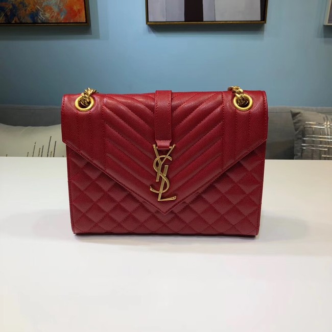 SAINT LAURENT Medium satchel 487206 red