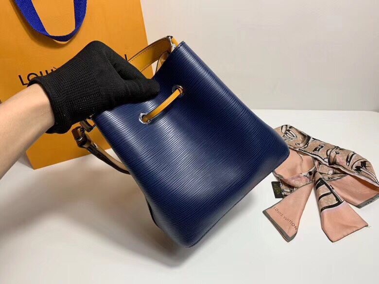 Louis Vuitton Original Epi Leather Neonoe BB Bag M53612 Navy