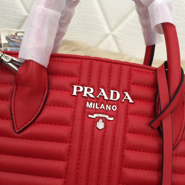 Prada Calf leather bag 1BA045 red