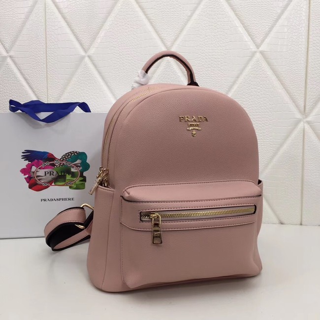 Prada Calf leather backpack 2819 pink