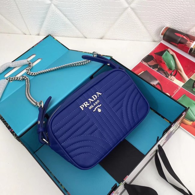 Prada Calf leather bag 183 blue